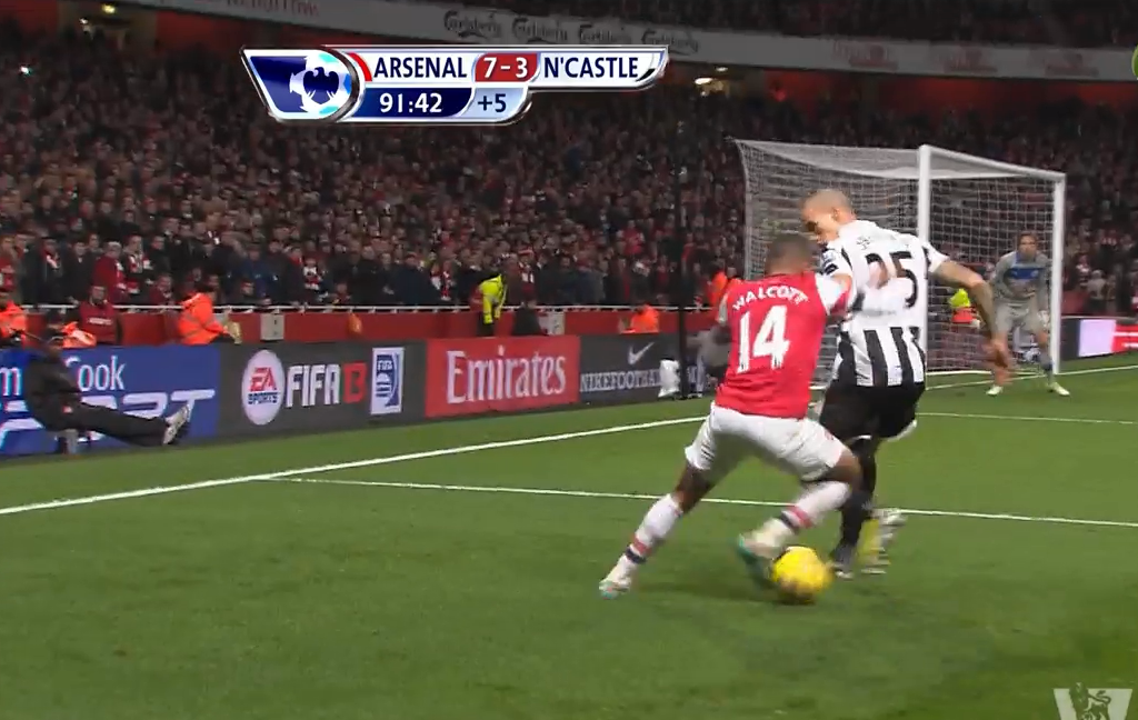 Hattrick, Theo Walcott, Arsenal